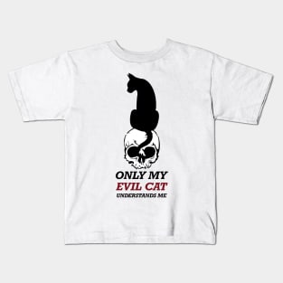 Only my cat understands me Kids T-Shirt